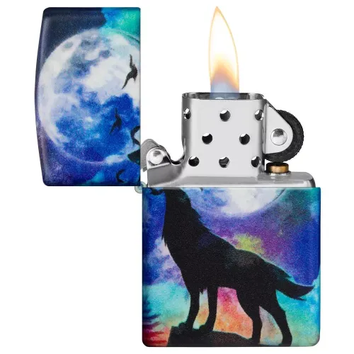 Бензинові запальнички Запальничка Zippo Wolf Design бензинова (49683)