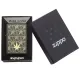 Зажигалка бензиновая Zippo 221 All Around Leat Design Laser Зеленая (29589)