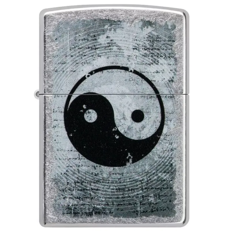 Зажигалка бензиновая Zippo Yin Yang Design Серебристая (49772)
