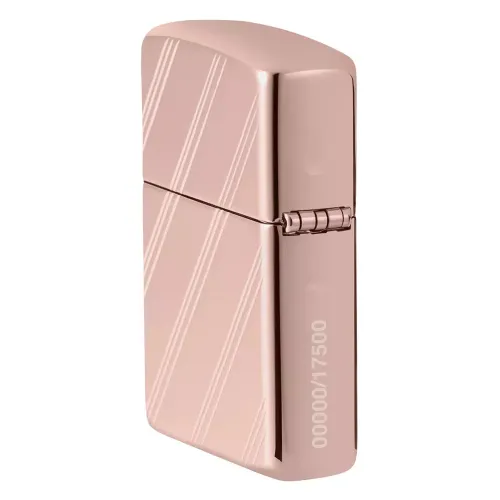 Запальничка армована бензинова Zippo Armor® Rose Gold Zippo Logo Script Collectible (48768)