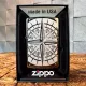 Зажигалка бензиновая ZIPPO Compass, черный лед (29232)