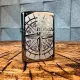 Зажигалка бензиновая ZIPPO Compass, черный лед (29232)