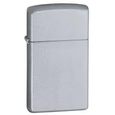 Зажигалка ZIPPO узкая SLIM SATIN CHROME (1605)