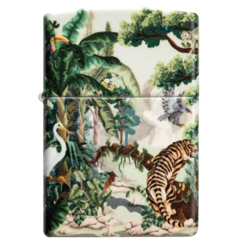 Зажигалка бензиновая Zippo Tiger In Jungle Design (46016)