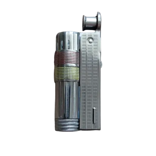 Зажигалка бензиновая IMCO Super 6700 Triplex Oil chrome yellow - red Two Tone, хром, красно-желтая (IM1800085)