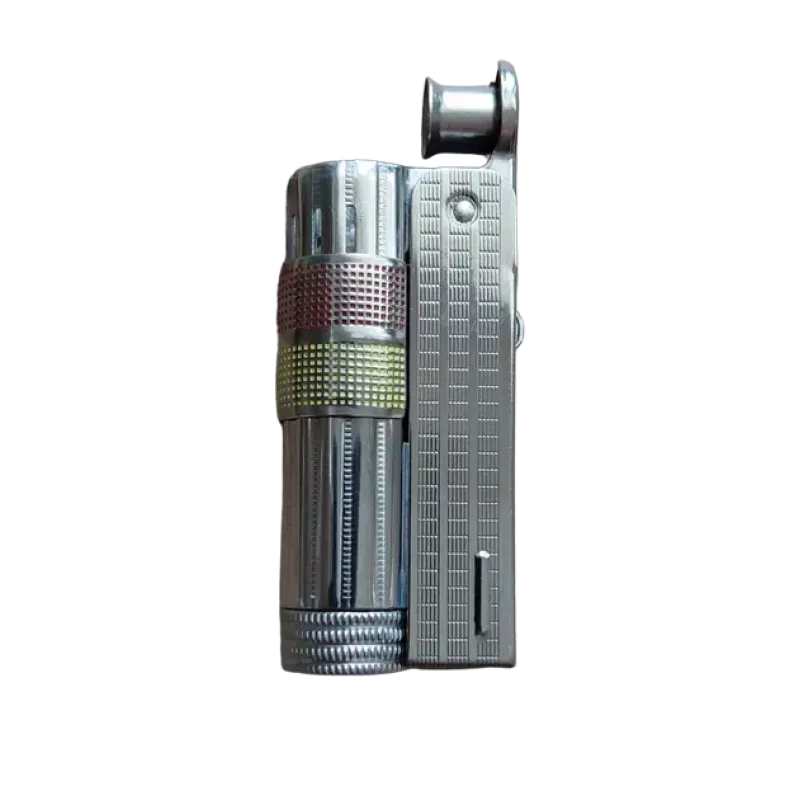 Зажигалка бензиновая IMCO Super 6700 Triplex Oil chrome yellow - red Two Tone, хром, красно-желтая (IM1800085)