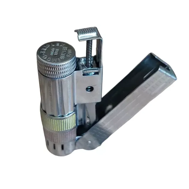Зажигалка бензиновая IMCO Super 6700 Triplex Oil chrome yellow - red Two Tone, хром, красно-желтая (IM1800085)