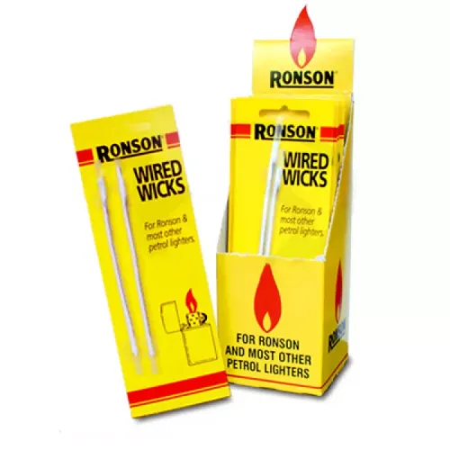 Набор фитиль 2 шт 10 см Ronson хлопок, медь, блистер на картоне (1100530)