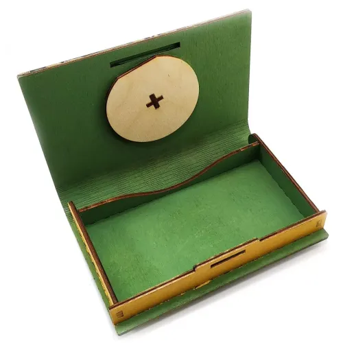 Шкатулка для денег с кодовым замком 12х17.5х3 см (DN32499)