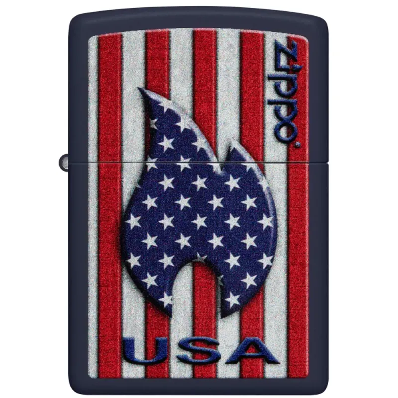 Зажигалка бензиновая Zippo Patriotic Flame Design (48560)