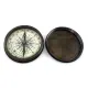 Компас бронзовий в шкіряному футлярі " Stanley London" Compass Antic Foldable 8,8х8,4х3,4 см (DN34867)