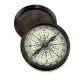 Компас бронзовий в шкіряному футлярі " Stanley London" Compass Antic Foldable 8,8х8,4х3,4 см (DN34867)