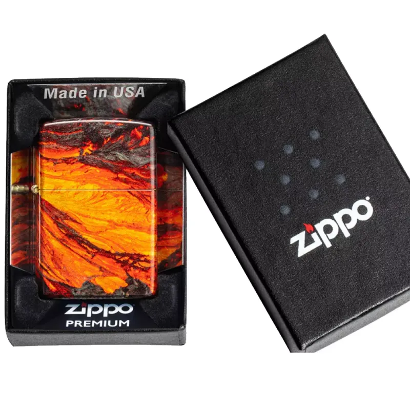 Зажигалка бензиновая Zippo Lava Flow Design (48622)