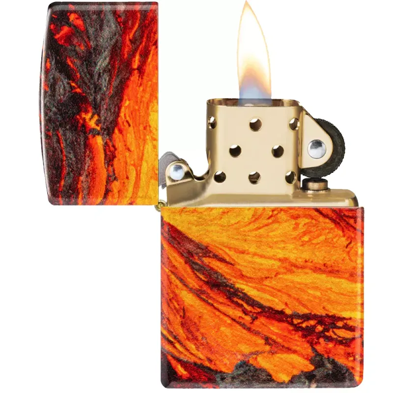 Зажигалка бензиновая Zippo Lava Flow Design (48622)