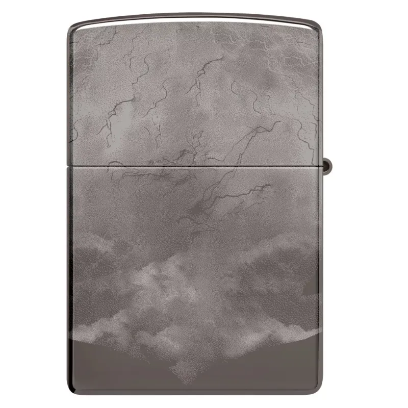 Зажигалка бензиновая ZIPPO Wolves Design Harley-Davidson®, черный лед (48799)