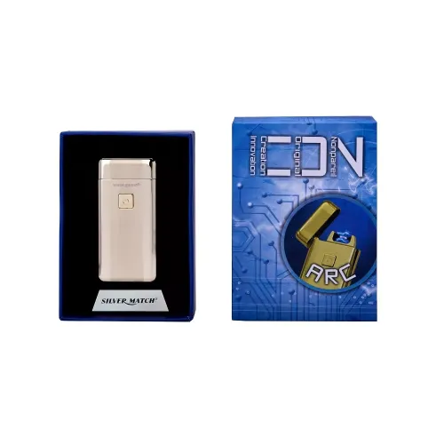 Зажигалка Silver Match KEW GOLD ELECTRONIC ARC IGNITER -1 PC с одинарной электродугой Золотистый (40674205)
