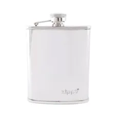 Фляга на 180мл из нержавеющей стали Zippo полированный хром 6 oz (2005268)