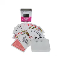 Карти гральні покерні пластикові Duke Trump 54 листа 86x62 мм (DN20275Red)