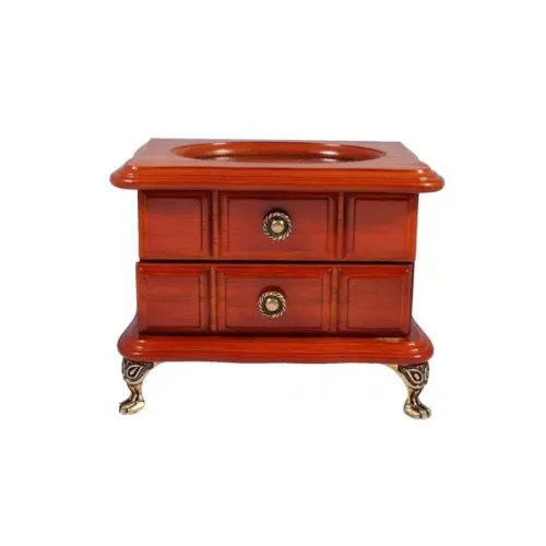 Ящики, комодики, шкафчики Комодик-сундучок для украшений King Wood, орех (JF-K2125C-2)