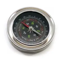 Компас None диаметр 7,8 см Серебристый (DN27233)