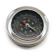 Компас None диаметр 7,8 см Серебристый (DN27233)