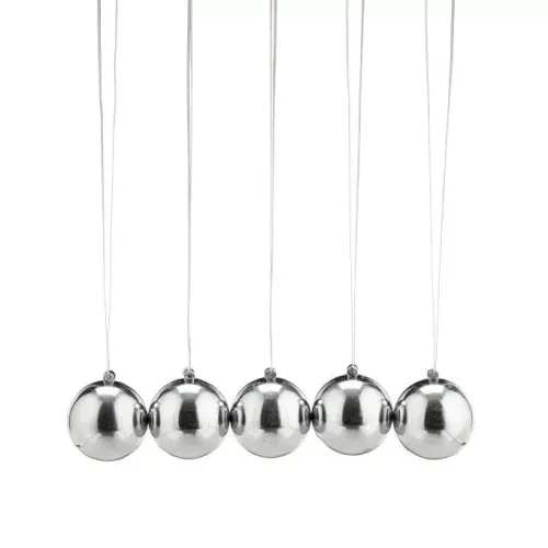 Приниматели решений и антистрессы Маятник Шары Ньютона мини антистресс инерционные (9,3х9х9 см) коричневые (DN19357N)