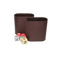 Набір гральні кістки та стаканчики для нард DUKE (240401)