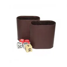 Набір гральні кістки та стаканчики для нард DUKE (240401)