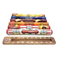 Набір пахощів Tulasi Духовне Зростання з дерев'яною підставкою (DN34708)