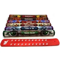 Набор благовоний Tulasi Романтический вечер 6 видов ароматов с деревянной подставкой (DN34584)