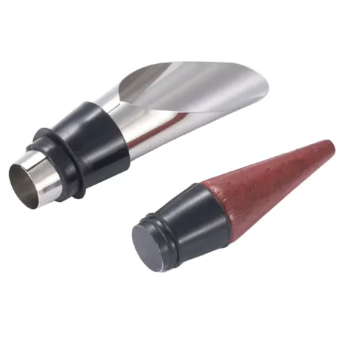 Все для алкогольних напоїв Набір сомельє на 5 предметів у дерев'яному футлярі 23х12,5х4 см, червоне дерево (DN32855)