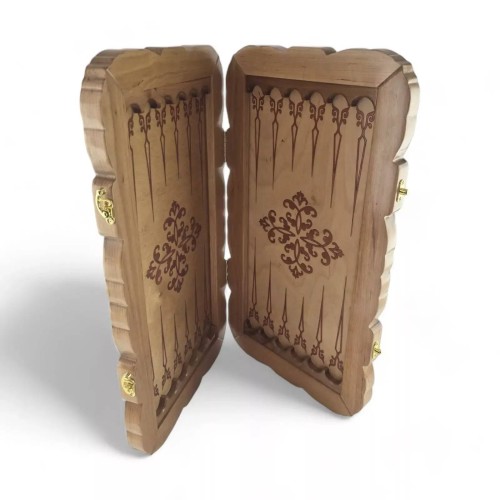 Нарди Нарди "Джин" масив дерева, різьблені, малюнок 53×29×5см (DN35221)