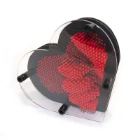 Пин-арт "Сердце", игра релаксант для 3D-отпечатков 15х13, 5х4, 5 см картонная коробка (DN29787)