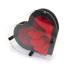 Пин-арт "Сердце", игра релаксант для 3D-отпечатков 15х13, 5х4, 5 см картонная коробка (DN29787)