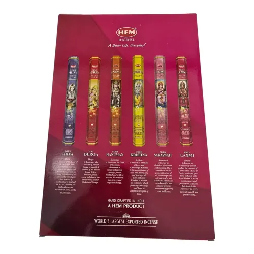 Набори пахощів Подарунковий набір пахощів 6 ароматівGod Series Hexa Gift Pack Неперевершена серія, 6 пачок по 15 г, міні-тримач (DN36547)