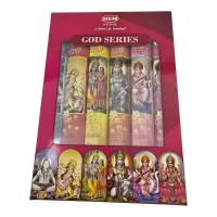 Подарунковий набір пахощів 6 ароматівGod Series Hexa Gift Pack Неперевершена серія, 6 пачок по 15 г, міні-тримач (DN36547)