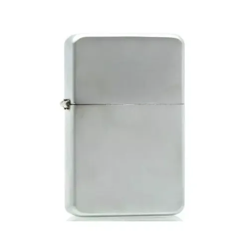 Бензиновые зажигалки Зажигалка бензиновая Star под нанесение Серебристая (23634STAR)