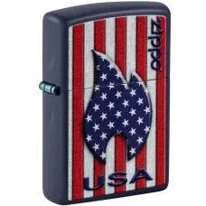 Зажигалка бензиновая Zippo Patriotic Flame Design (48560)