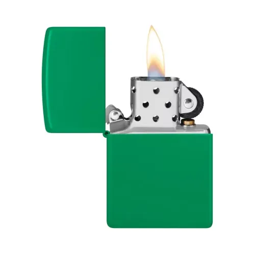 Бензинові запальнички Запальничка бензинова Zippo Regular Grass Green Matte Зелена (48629) Бензинові запальнички Запальничка бензинова Zippo Regular Grass Green Matte Зелена (48629)