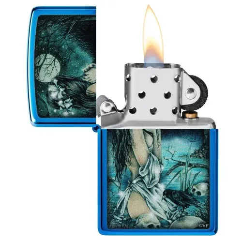 Бензиновые зажигалки Зажигалка бензиновая Zippo Victoria Frances (49764)