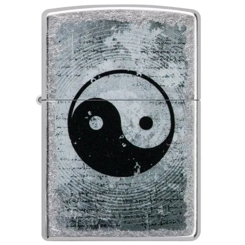 Бензиновые зажигалки Зажигалка бензиновая Zippo Yin Yang Design Серебристая (49772) Бензиновые зажигалки Зажигалка бензиновая Zippo Yin Yang Design Серебристая (49772)