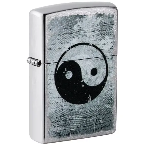 Бензиновые зажигалки Зажигалка бензиновая Zippo Yin Yang Design Серебристая (49772) Бензиновые зажигалки Зажигалка бензиновая Zippo Yin Yang Design Серебристая (49772)