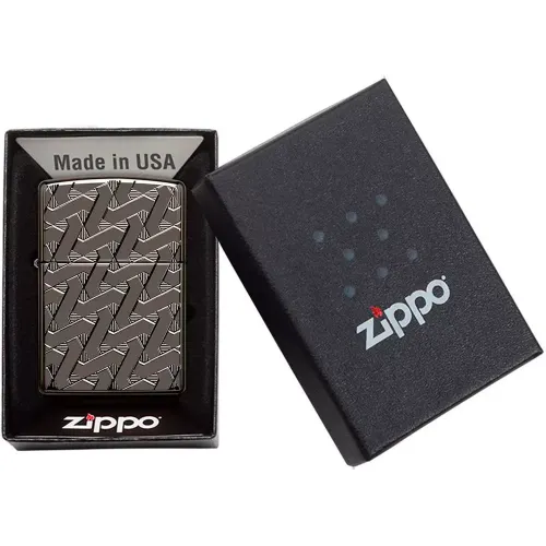 Бензинові запальнички Запальничка бензинова армована ZIPPO Armor® Geometric Weave Design Armor (49173)