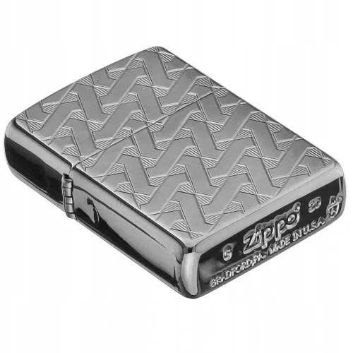 Бензинові запальнички Запальничка бензинова армована ZIPPO Armor® Geometric Weave Design Armor (49173)