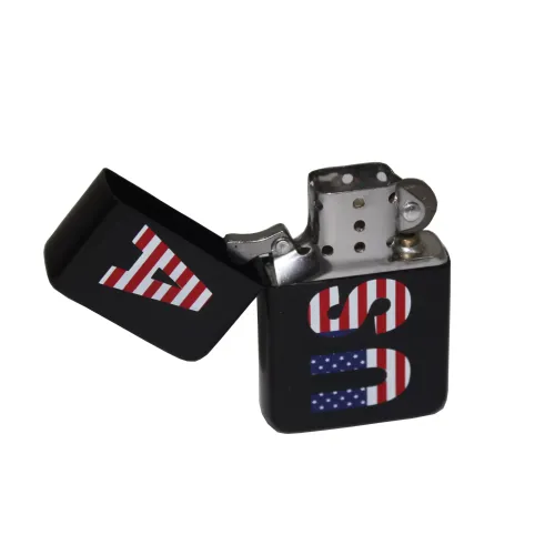 Бензиновые зажигалки Зажигалка бензиновая STAR USA Черный (23636STAR) зажигалка бензиновая STAR USA Черный (23636STAR)