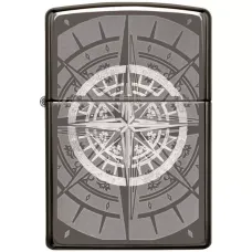 Запальничка бензинова ZIPPO Compass, черний лід (29232)