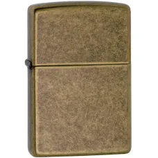 Зажигалка бензиновая ZIPPO FLAT BTM ANTIQUE BRASS (201 FB)