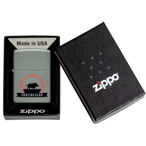 Бензиновые зажигалки Зажигалка бензиновая Zippo Hunting Club Design (49843)