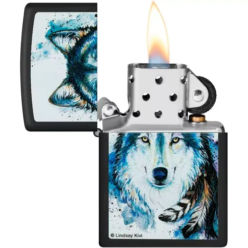 Бензинові запальнички Запальничка бензинова Zippo Lindsay Kivi (48936)