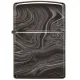 Бензиновые зажигалки Зажигалка бензиновая Zippo Marble Pattern Design черный мрамор (49812)